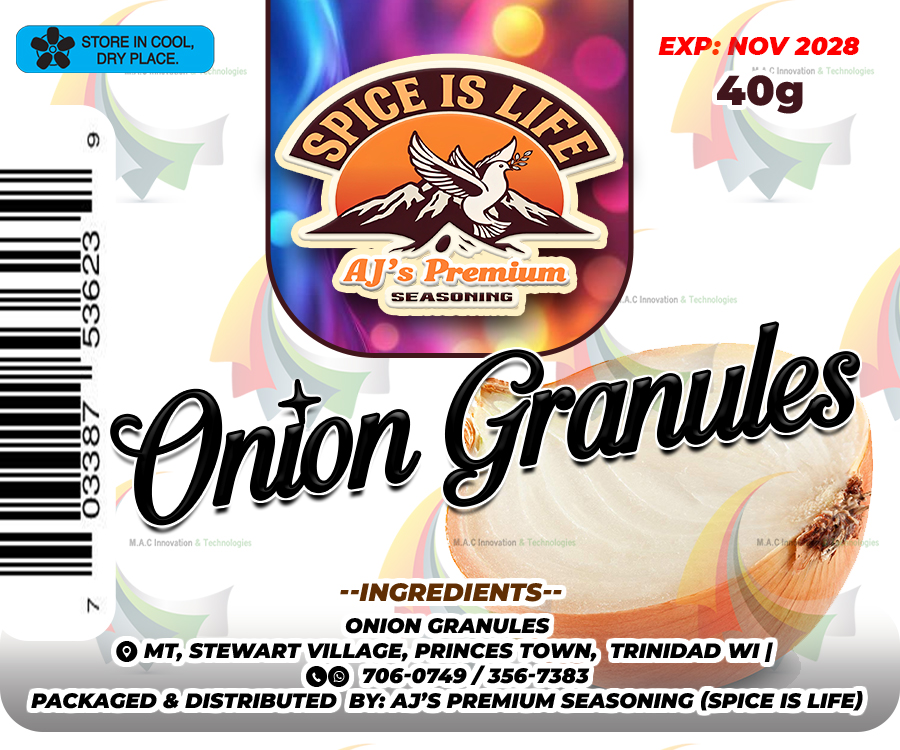 Onion Granules Sample
